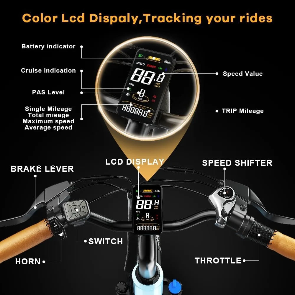 URG Conquerer Electric Mountain Bike 1000W